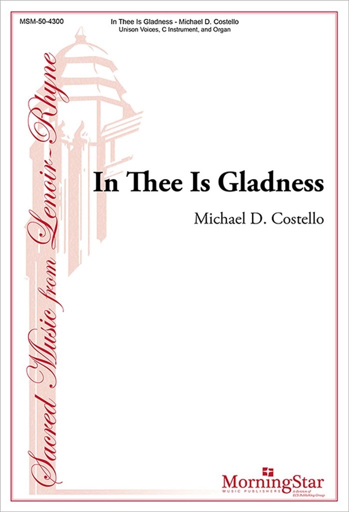 In Thee Is Gladness