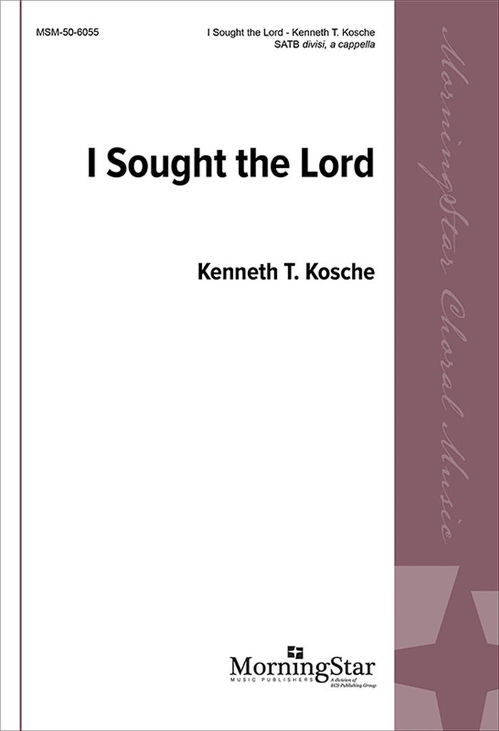 I Sought the Lord