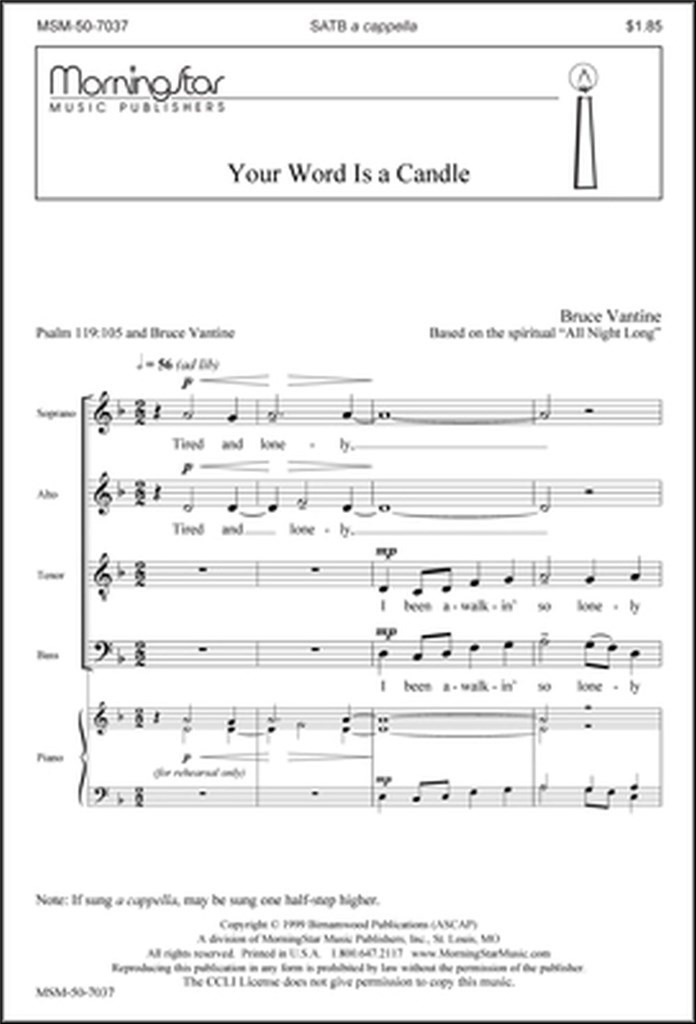 Your Word Is a Candle