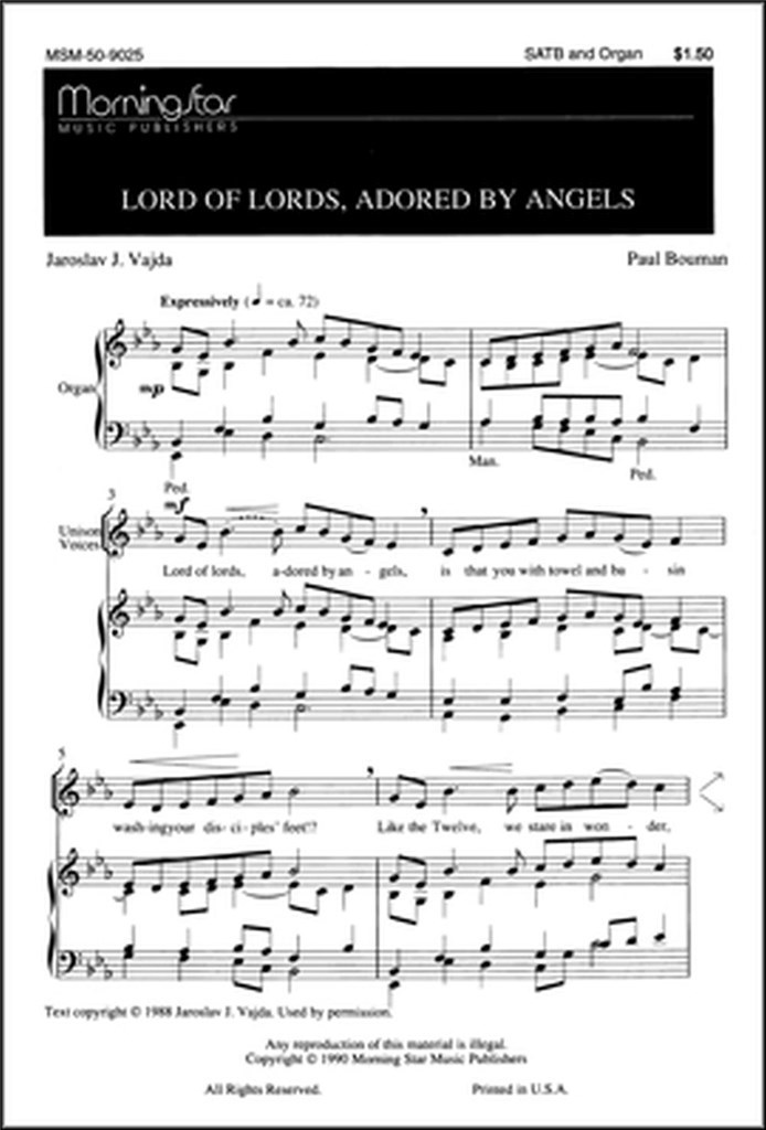 Lord of Lords, Adored by Angels
