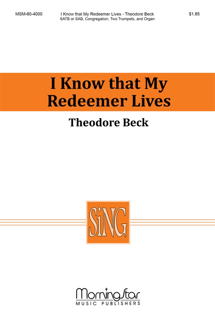 I Know That My Redeemer Lives