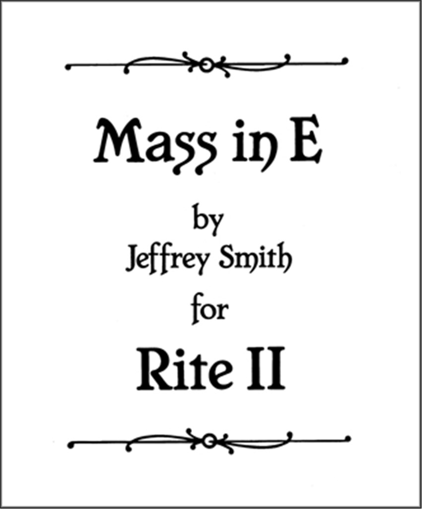 Mass in E for Rite Il