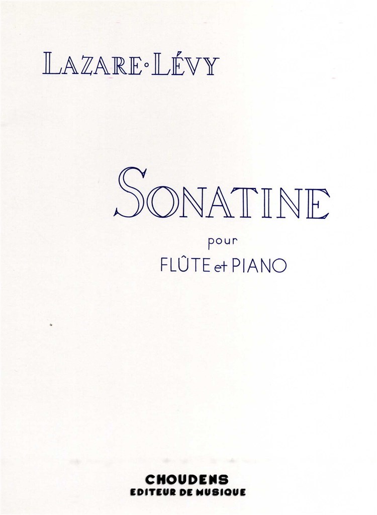 Sonatine Pour Flute Et Piano Op.32