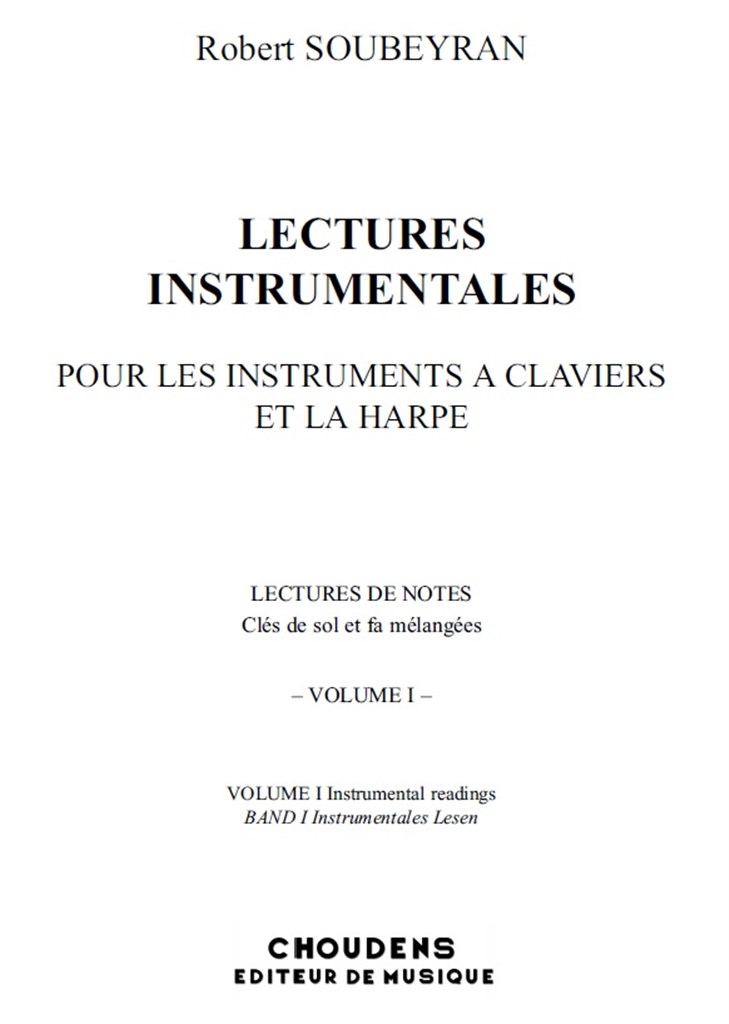 Lectures Instrumentales - Volume 1
