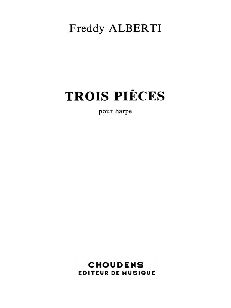 Trois Pièces Pour Harpe