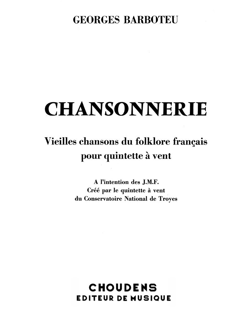Chansonnerie