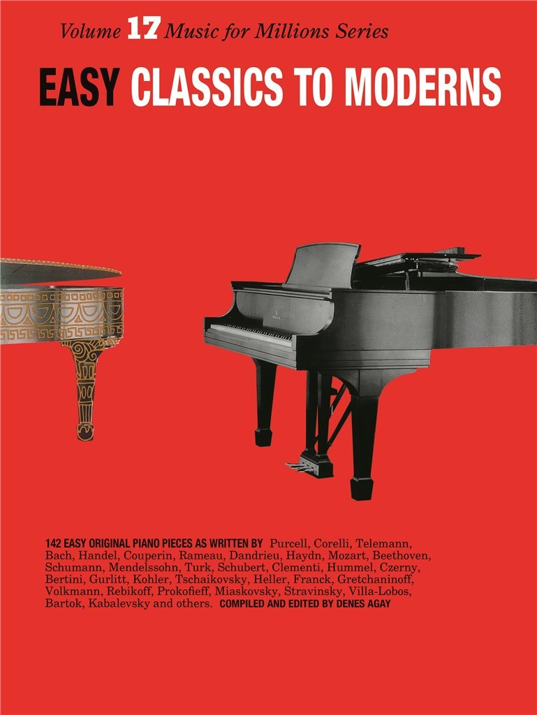 Easy Classics To Moderns (Music for Millions 17)