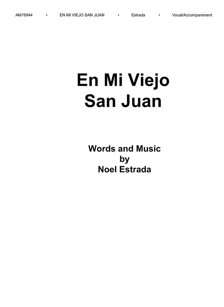 En Mi Viejo San Juan