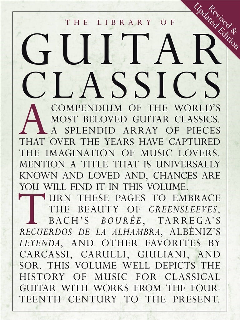 Library Of Guitar Classics