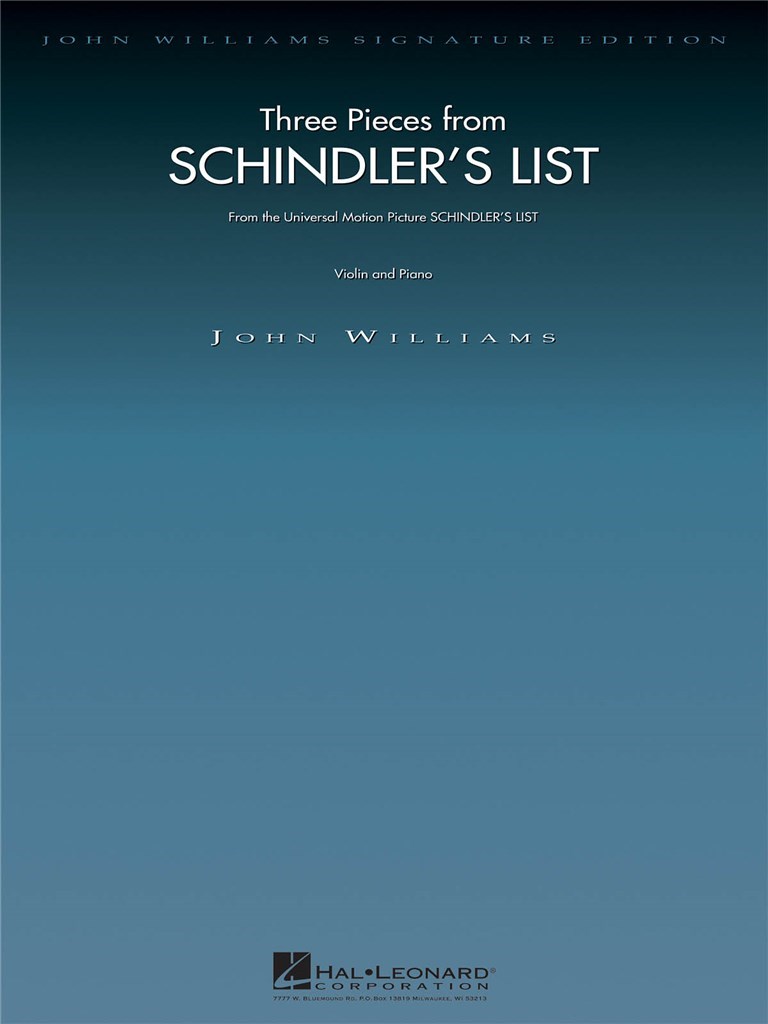 Three Pieces From SCHINDLER'S LIST