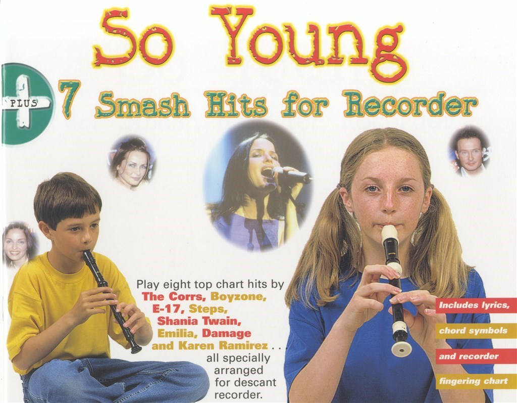 So Young + 7 Smash Hits For Recorder