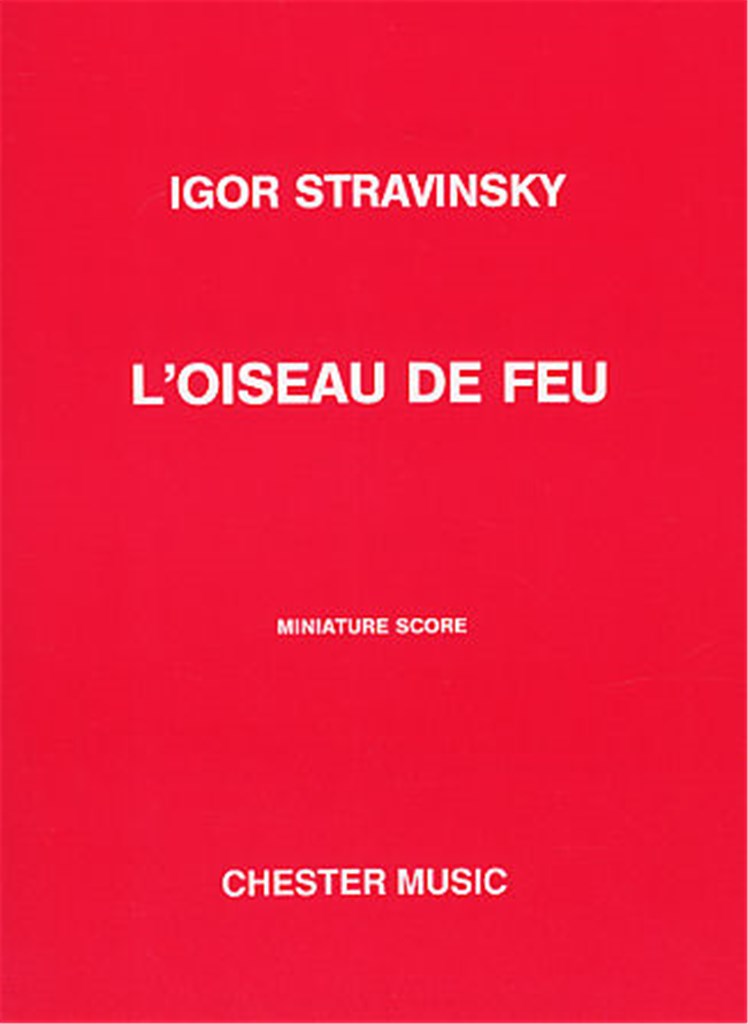 L'Oiseau De Feu (The Firebird) - Miniature Score