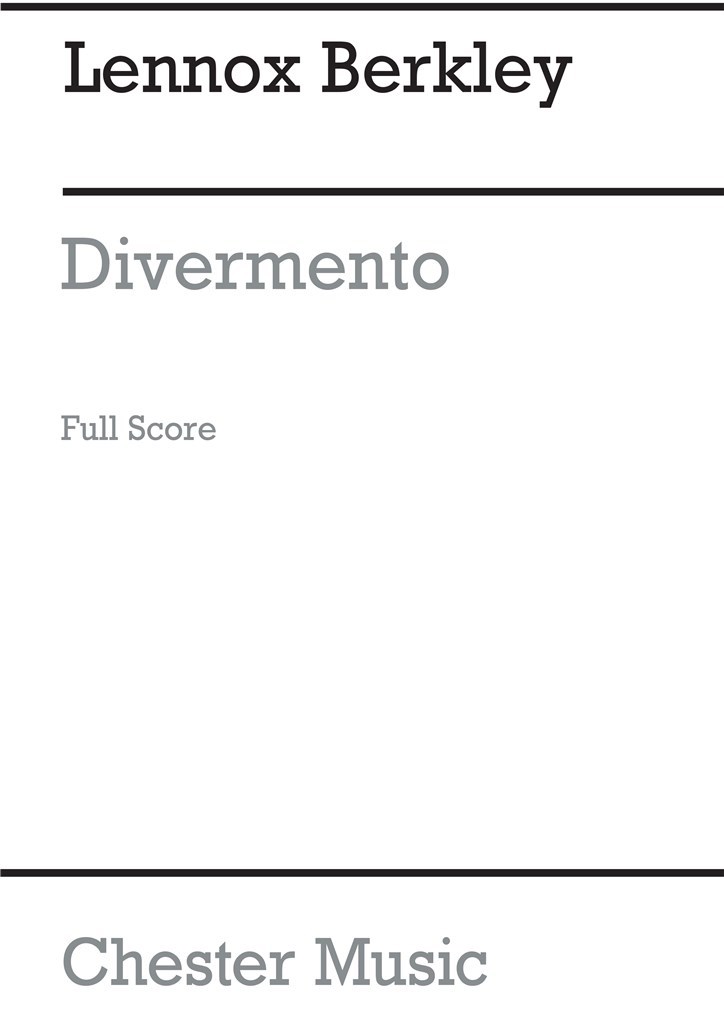 Divertimento In B Flat Op.18