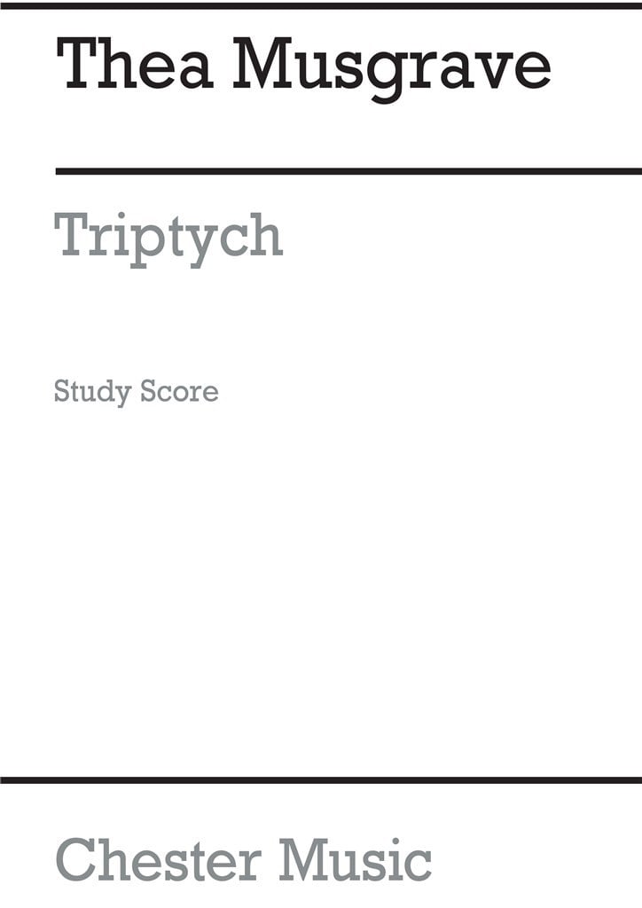 Triptych for Tenor and Orchestra