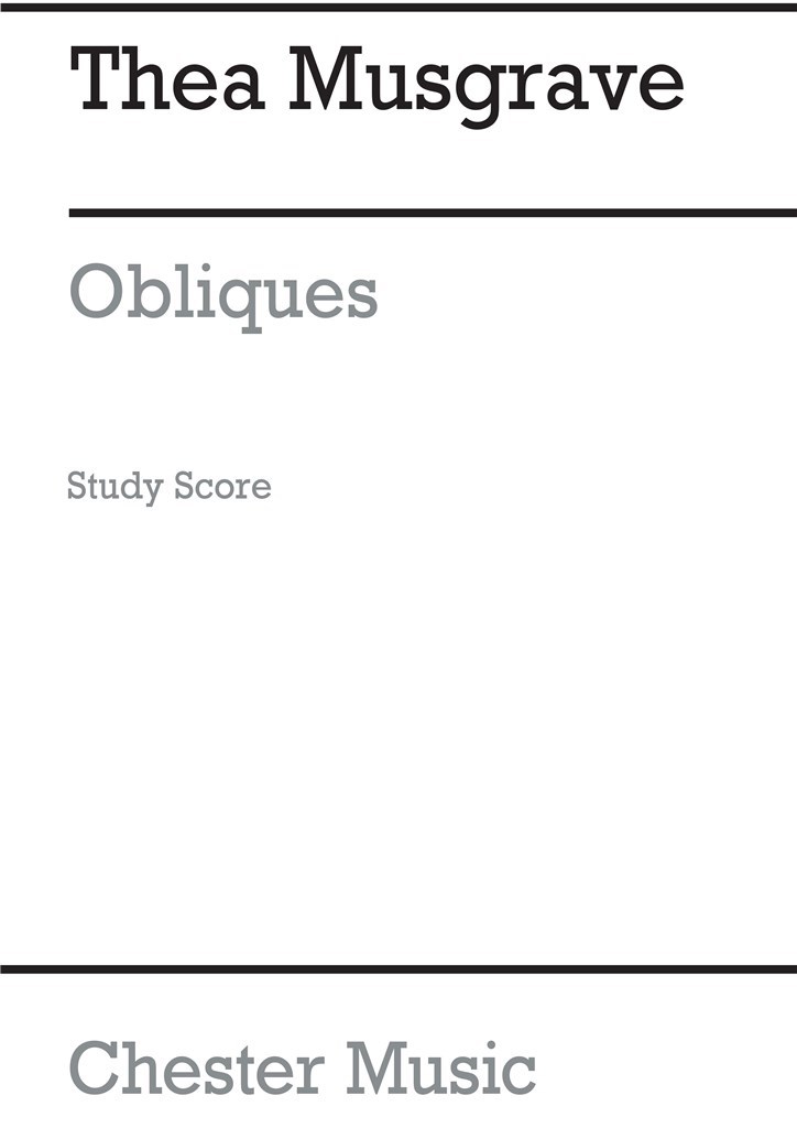 Obliques Orch