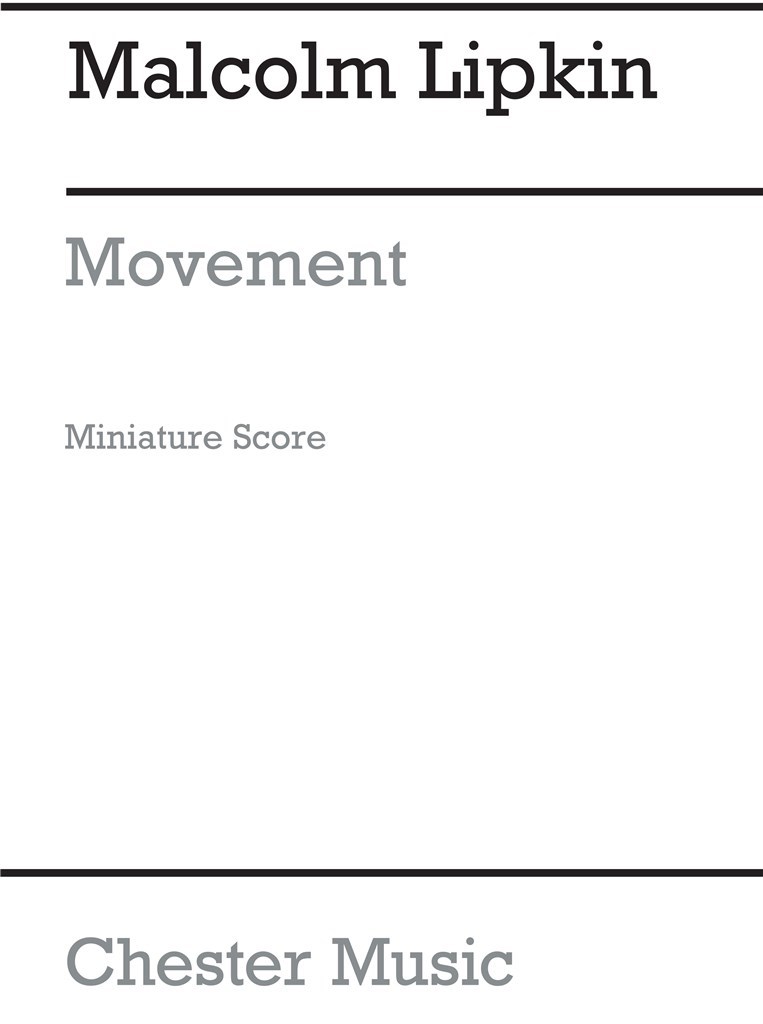 Movement For Strings (Miniature Score)