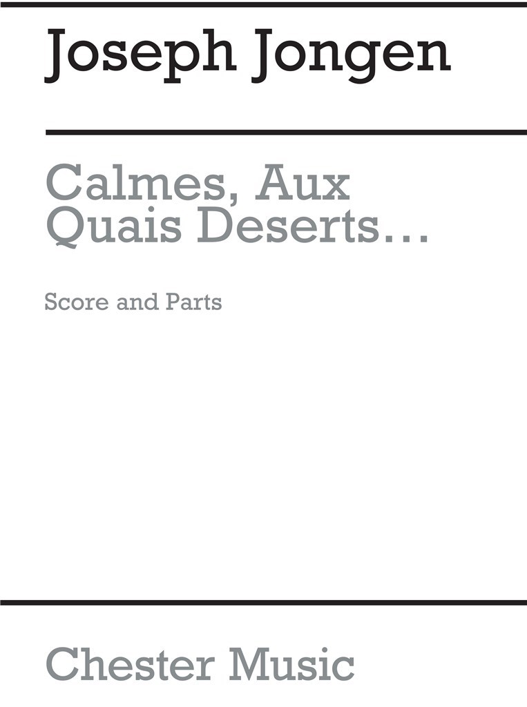 Calmes, Aux Quais Deserts Voice/String 4tet