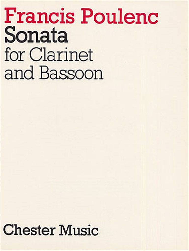 Sonata For Clarinet And Bassoon