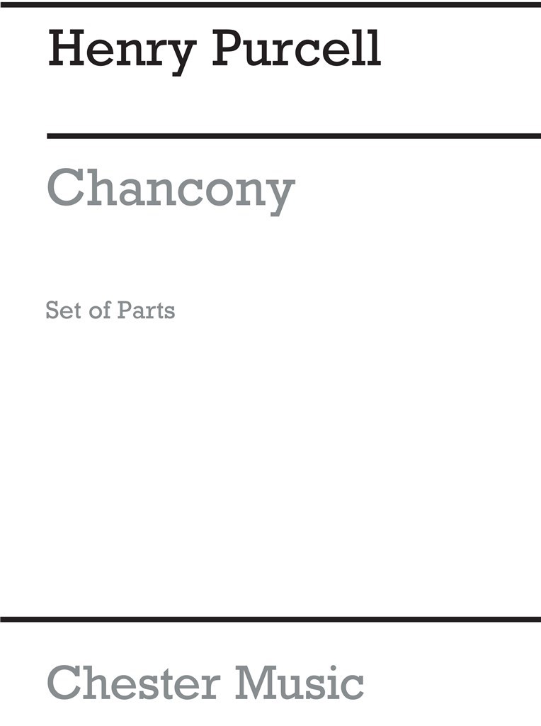 Chacony In G Minor For Strings (Parts)