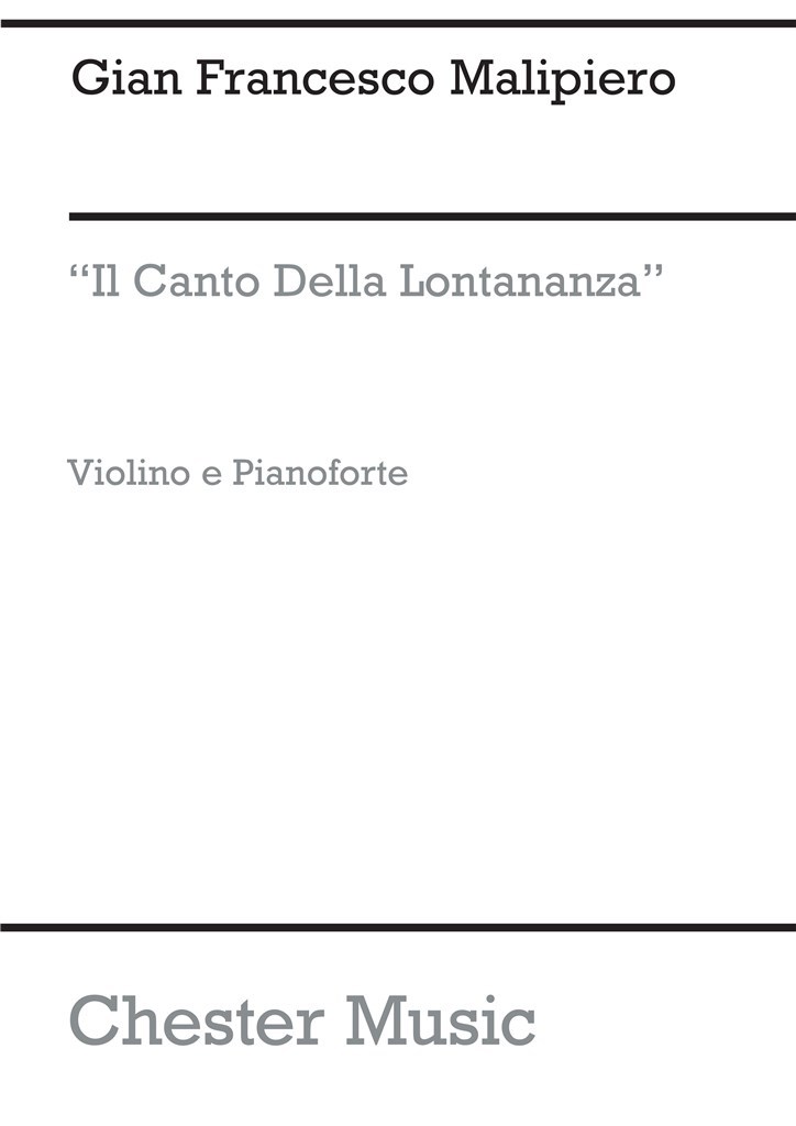 Il Canto Della Lontananza