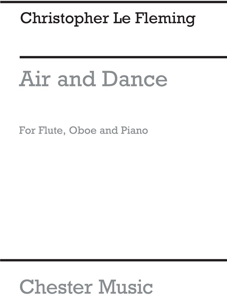 Air And Dance for Flt Or Oboe and Piano
