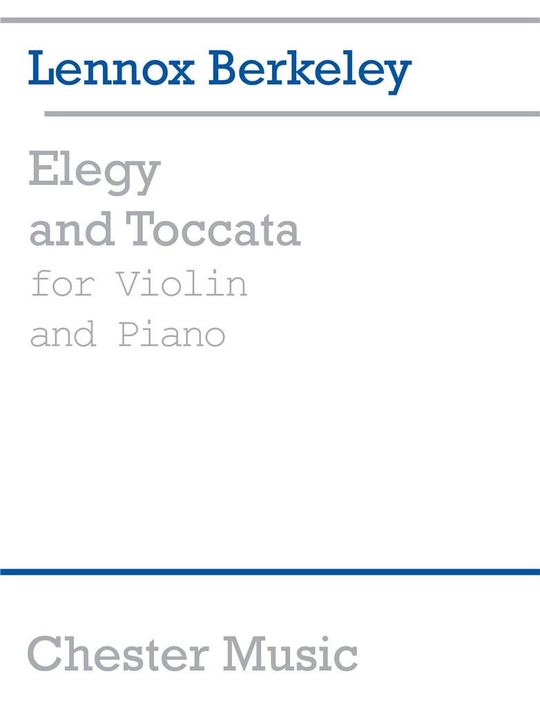 Elegy And Toccata