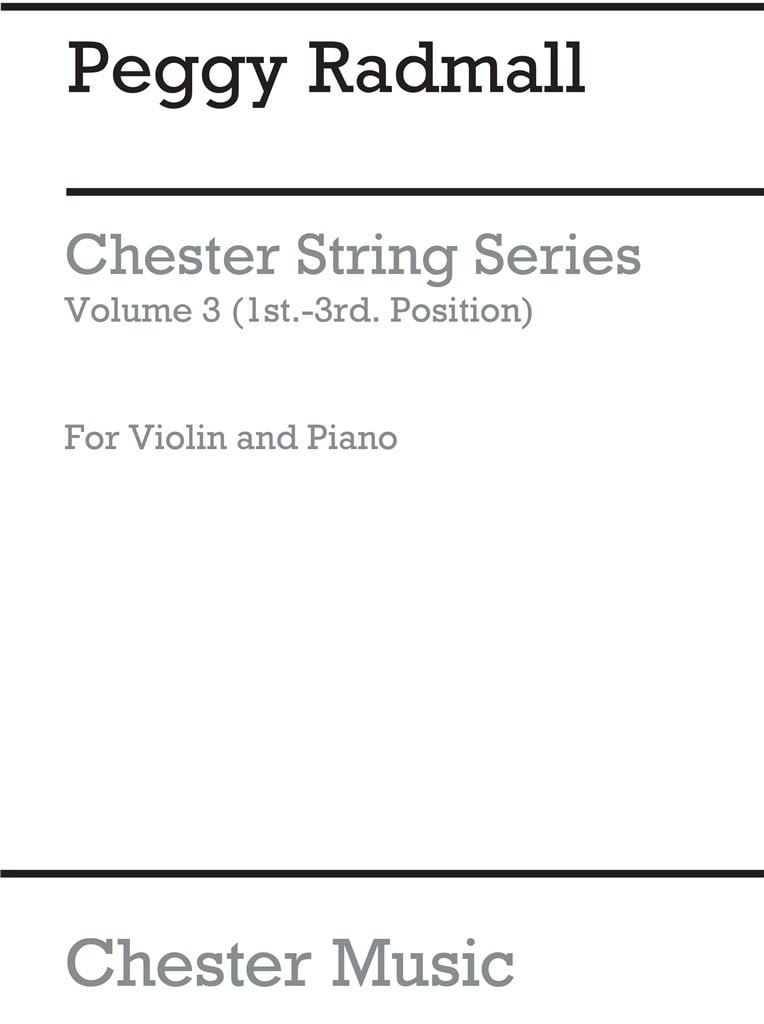 Chester String Series Violin Book 3