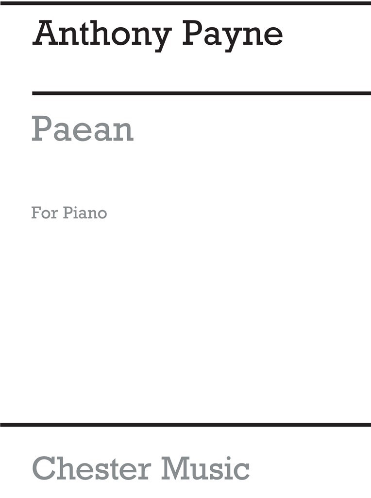 Paean for Solo Piano