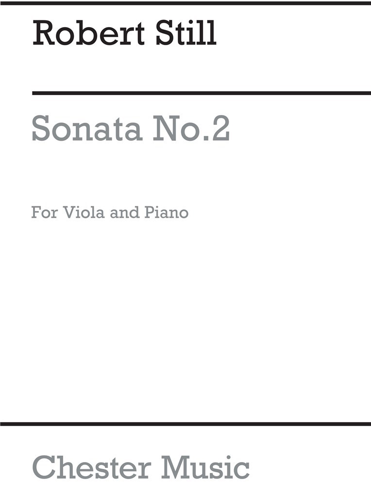 Still Sonata No. 2 Vla/Piano