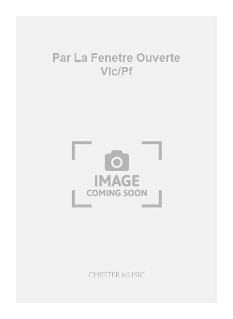 Par La Fenetre Ouverte Vlc/Pf