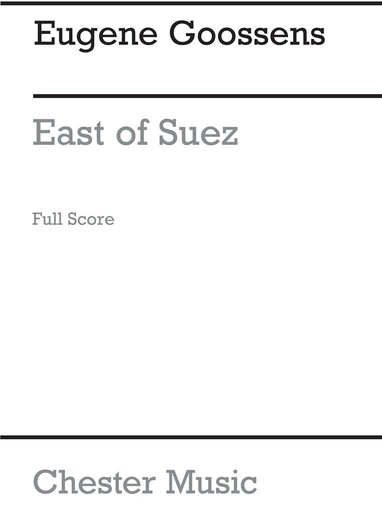 Suite of Incidental Music from East of Suez