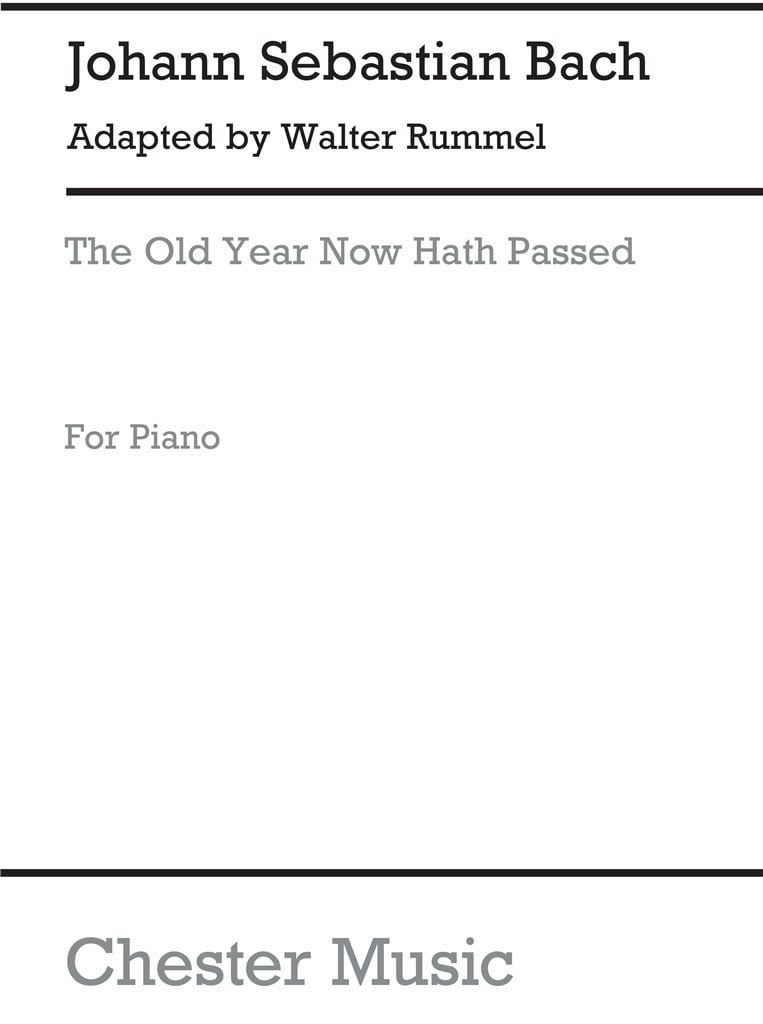 The Old Year Now Hath Passed