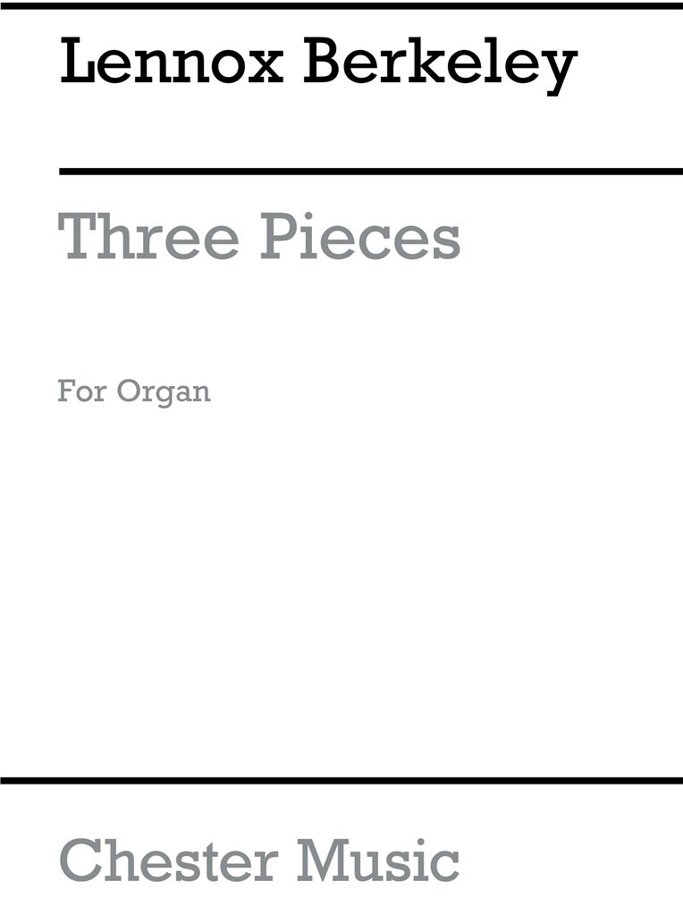 Three Pieces For Organ