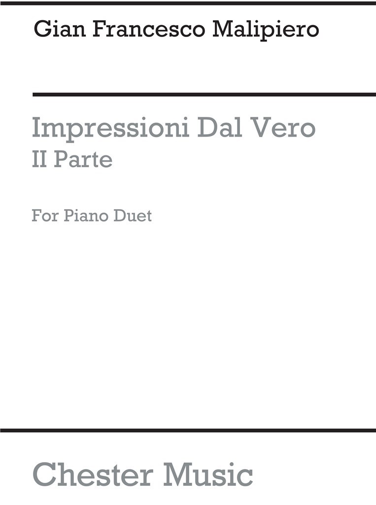 Impressioni Dal Vero - IIa Parte (Piano Duet)