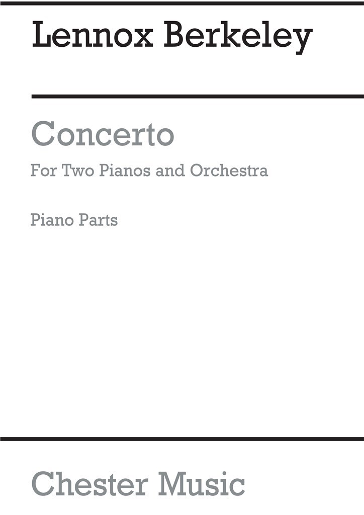 Concerto For 2 Pianos And Orchestra Op.30