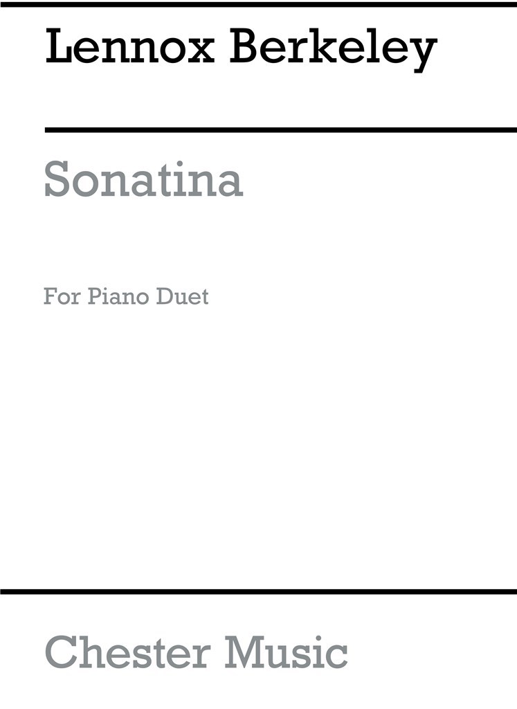 Sonatina In E Flat Major Op.39 For 4 Hands