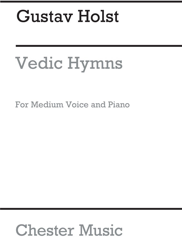 Vedic Hymns Op.24 No.7 (Vac. Speech) Voice/Piano