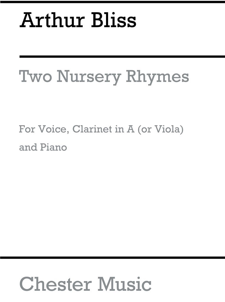 Two Nursery Rhymes (Soprano/Clarinet/Viola/Piano)