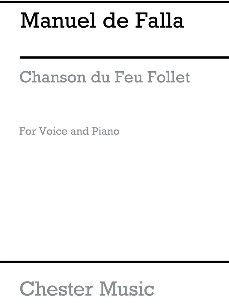Cancion Del Fuego Fatuo