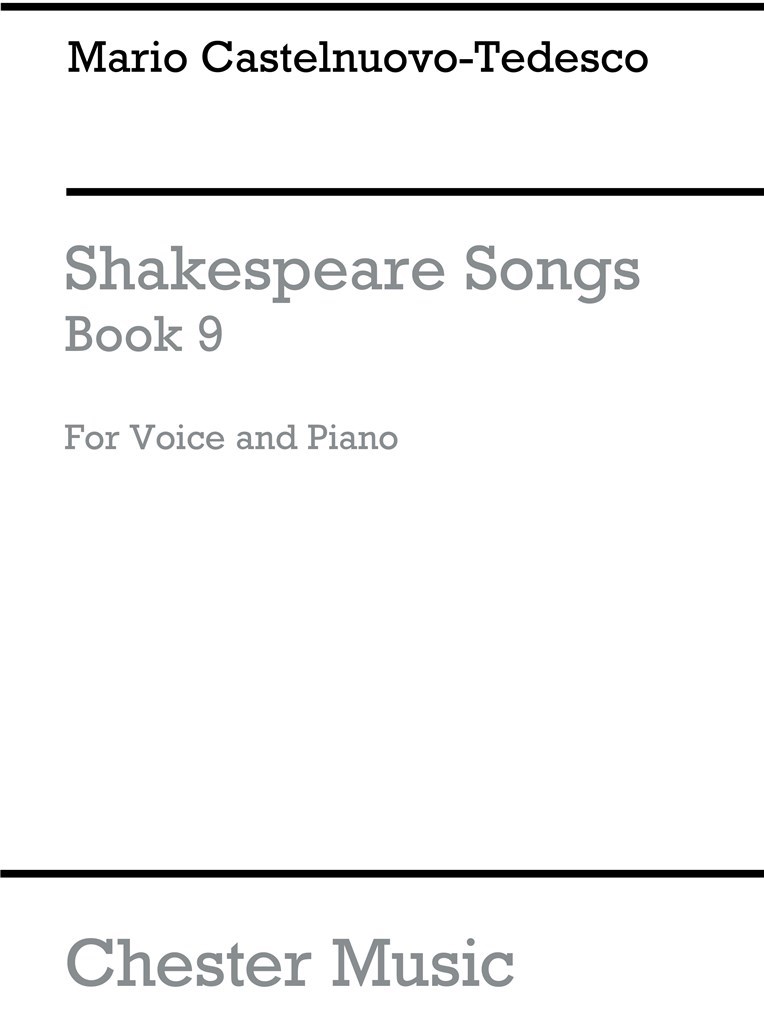 Shakespeare Songs Book 9