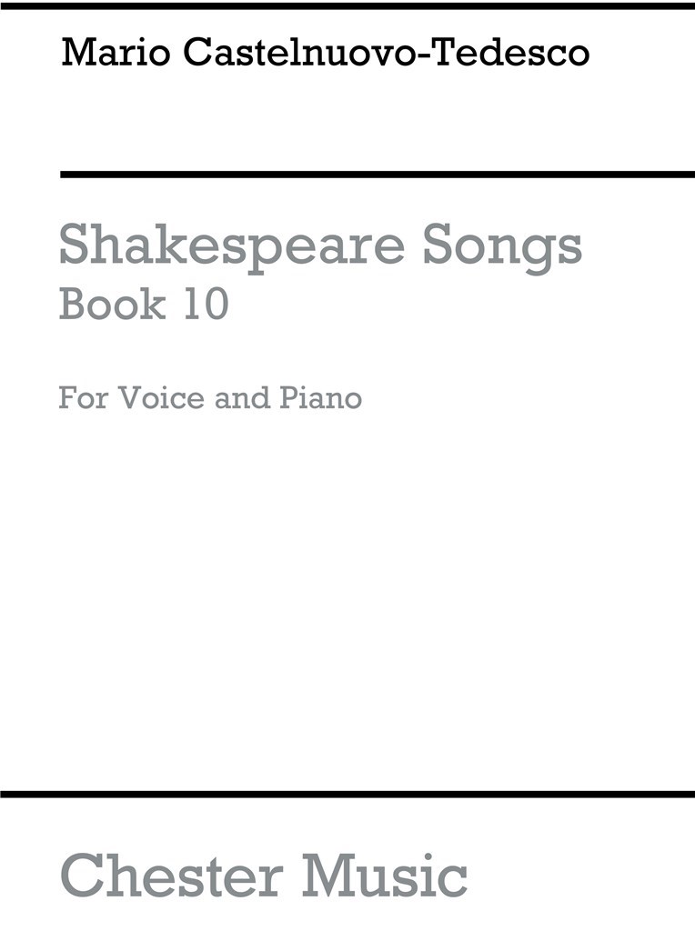 Shakespeare Songs Book 10