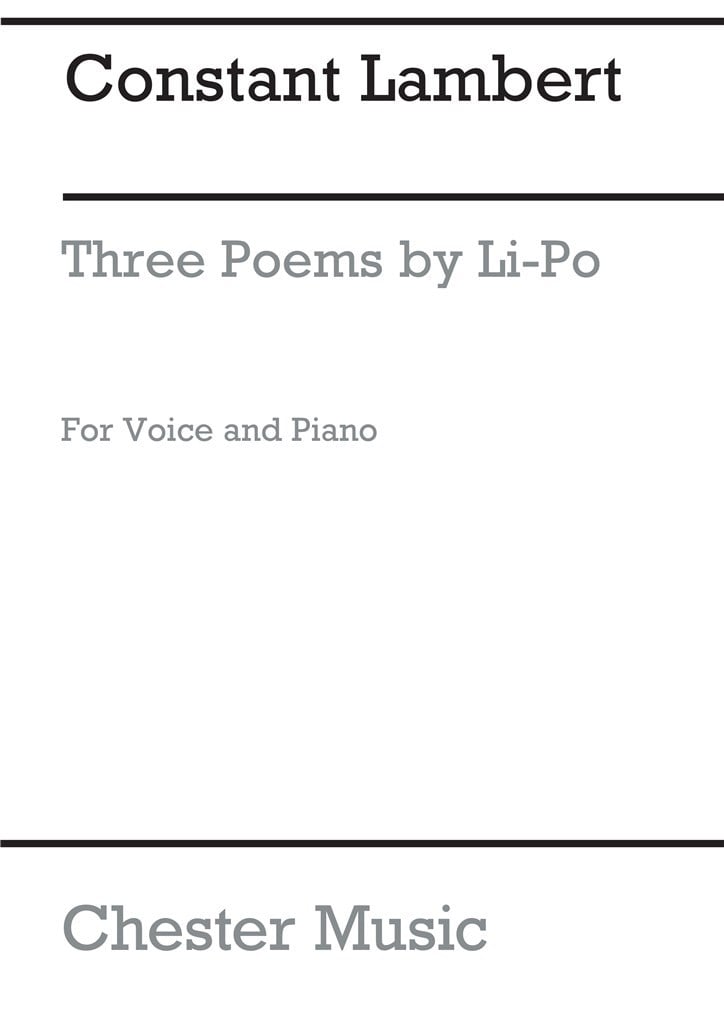 Three Poems Of Li-po