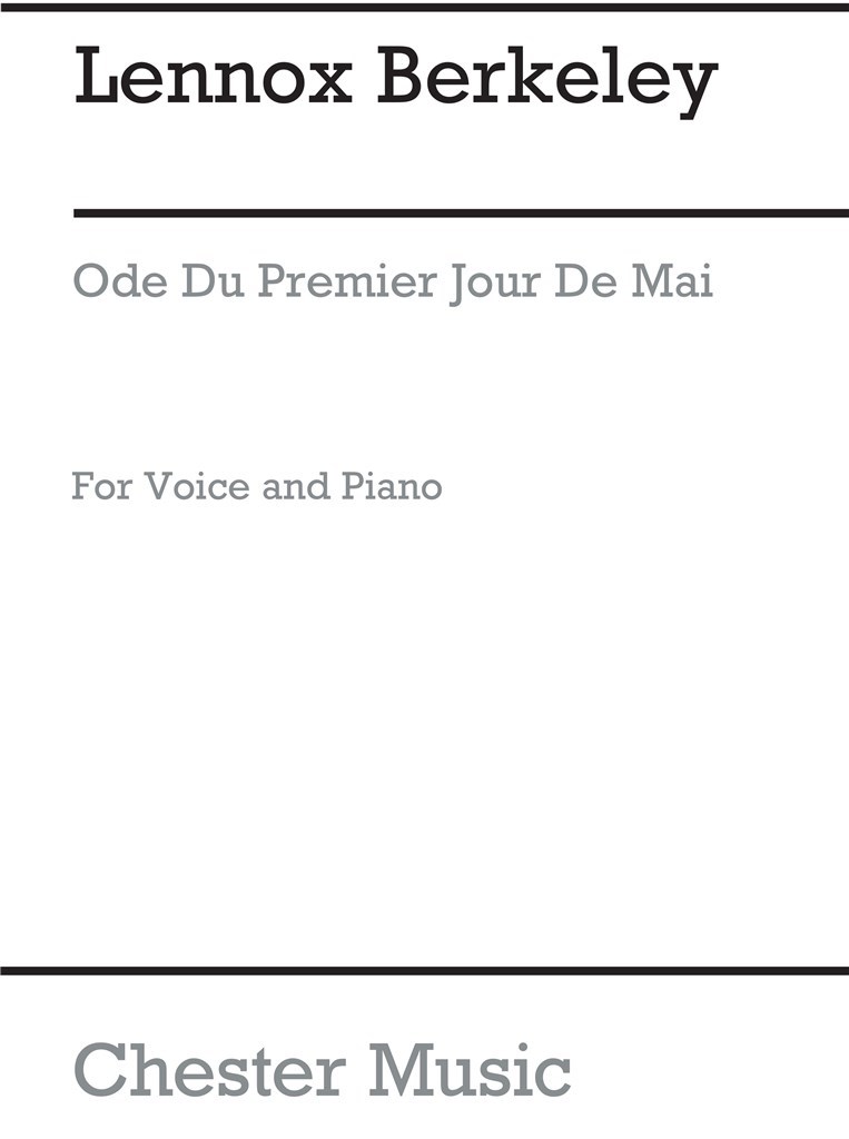 Ode Du Premier Jour De Mai Op.14 No.2