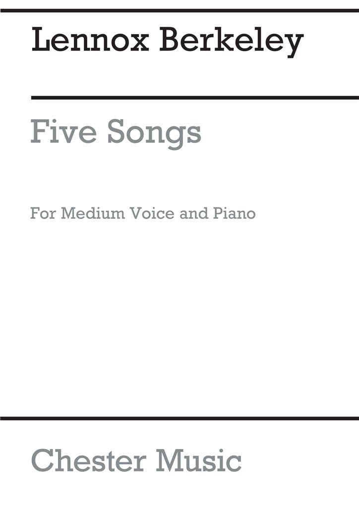 Five Songs Op.26