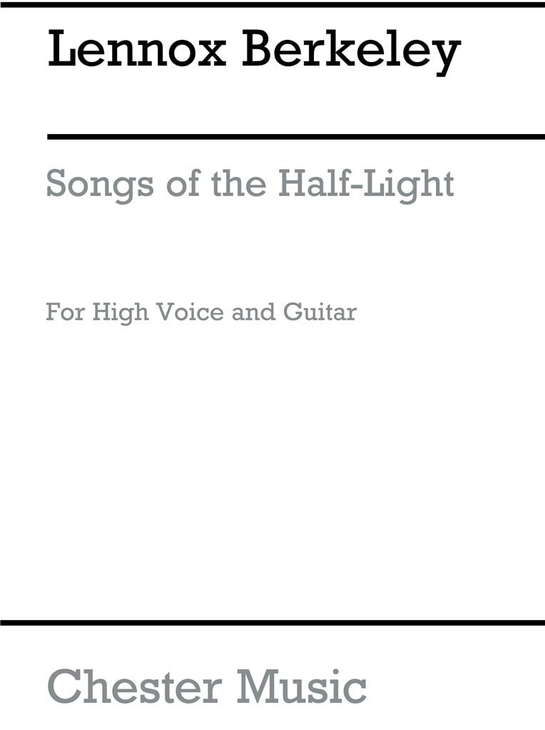 Songs Of The Half-Light Op.65