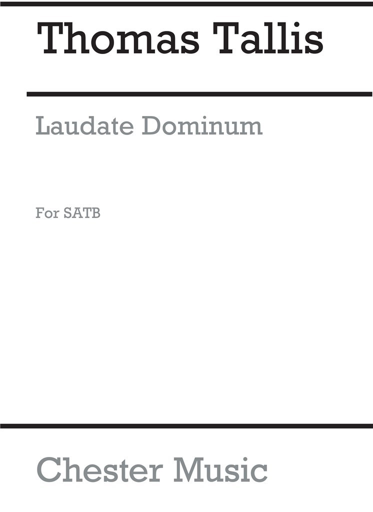 Laudate Dominum for SAATB