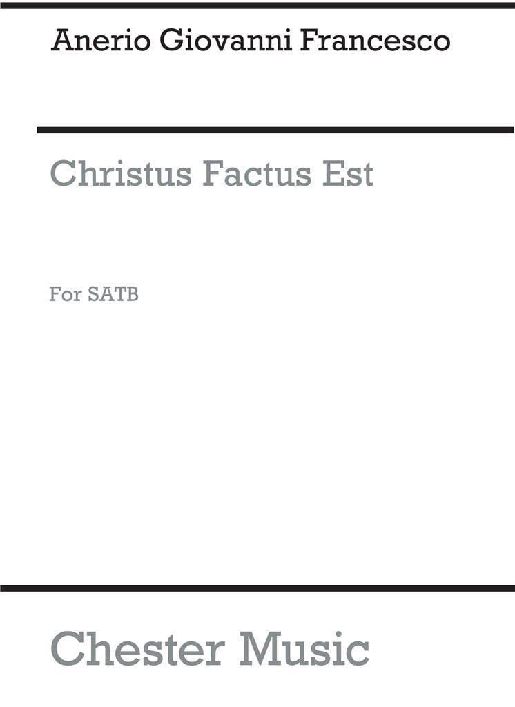 Christus Factus Est
