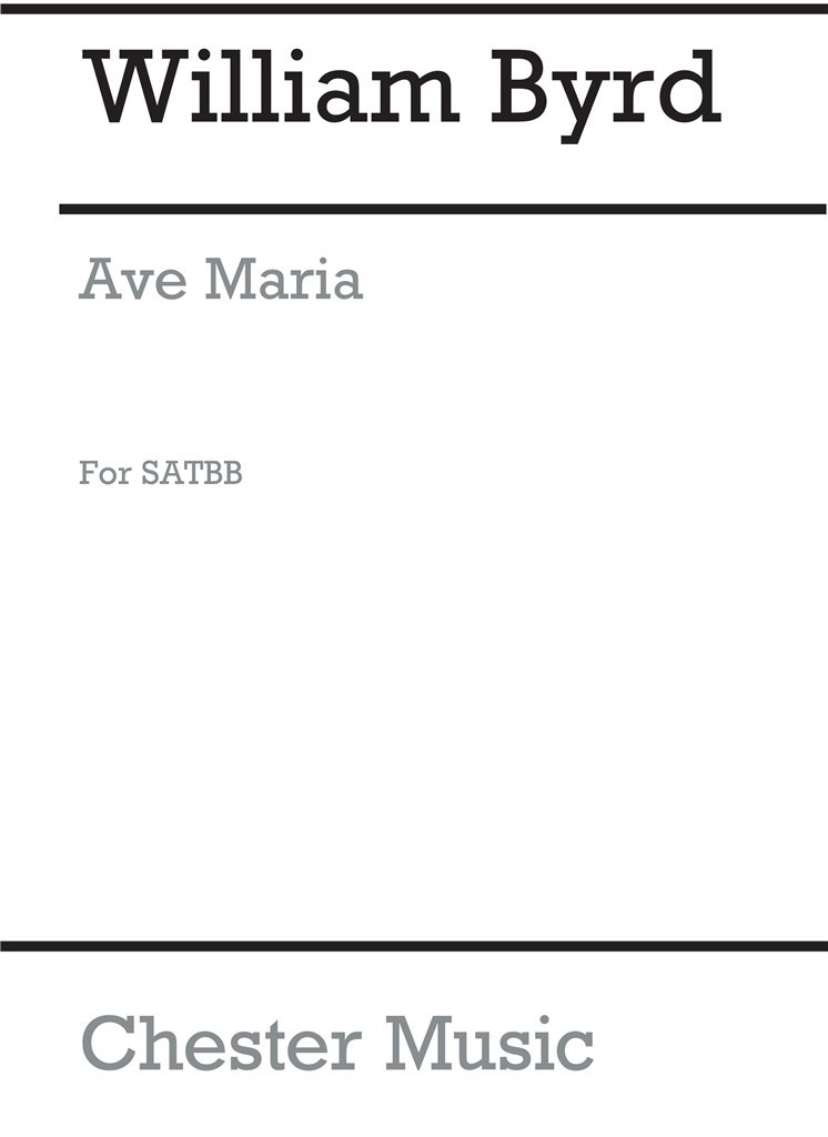 Ave Maria (SATBB)