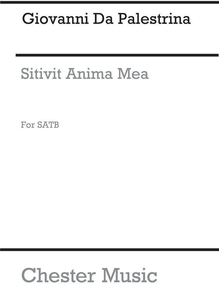 Sitivit Anima Mea SATB