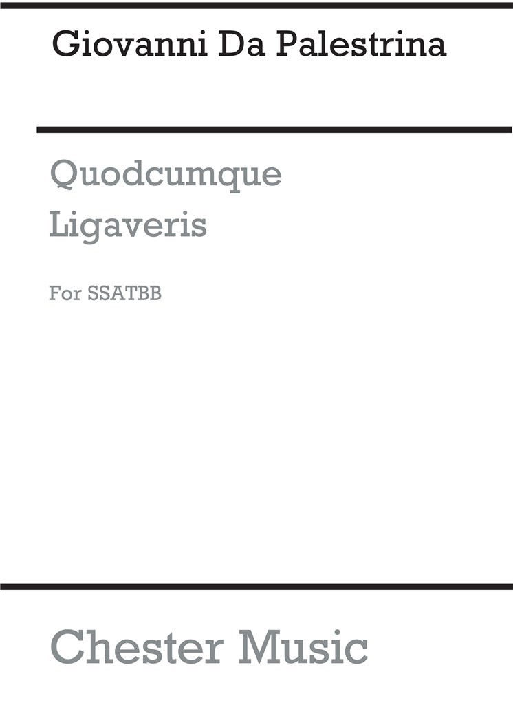 Quodcumque Ligaveris (SSATBB)